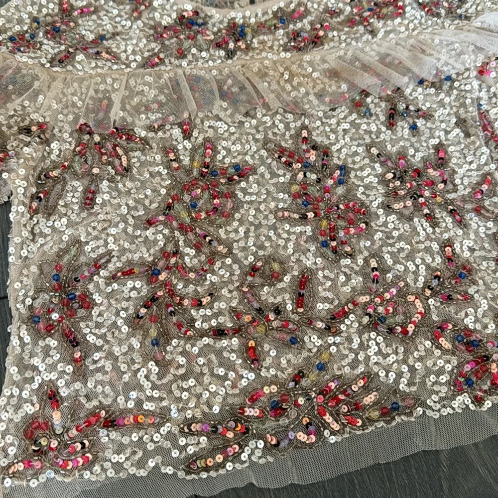 Beaded Top with Ruffles - Picture 3 of 5